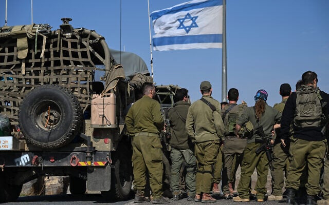IDF reserve soldiers take part in a surprise military drill in northern Israel along the border with Lebanon and Syria, November 24, 2025. (Michael Giladi/Flash90) IDF reserve soldiers take part in a surprise military drill in northern Israel along the border with Lebanon and Syria, November 24, 2025. (Michael Giladi/Flash90)