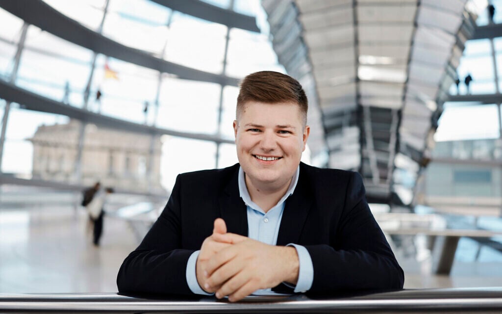 Johannes Volkmann in the Reichstag building, the seat of the German Bundestag. (Tobias Koch) Johannes Volkmann in the Reichstag building, the seat of the German Bundestag. (Tobias Koch)