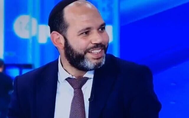 Beersheba Deputy Mayor Shimon Tubul appears on a Channel 14 news broadcast on January 22, 2025. (Screenshot/X) Beersheba Deputy Mayor Shimon Tubul appears on a Channel 14 news broadcast on January 22, 2025. (Screenshot/X)