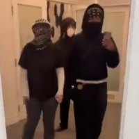 A video shows anti-Israel activists disrupting a pro-Israel student event at Toronto Metropolitan University, November 5, 2025. (Video screenshot/X)