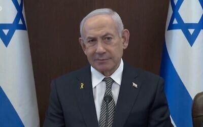 Prime Minister Benjamin Netanyahu speaks at the weekly cabinet meeting in Jerusalem, November 16, 2025. (Screenshot/GPO) Prime Minister Benjamin Netanyahu speaks at the weekly cabinet meeting in Jerusalem, November 16, 2025. (Screenshot/GPO)