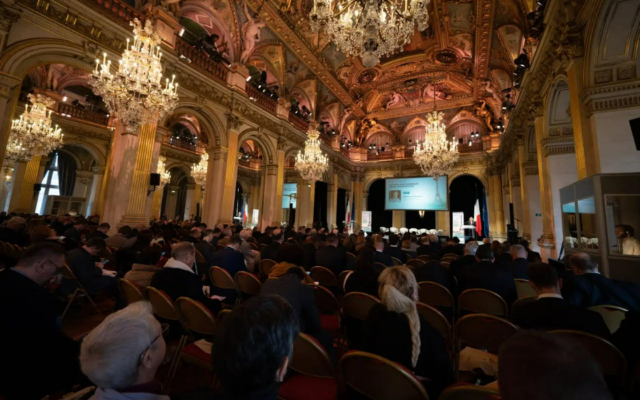 The European Summit of Mayors Against Antisemitism in Paris, France, November 20, 2025. (Combat Antisemitism Movement) The European Summit of Mayors Against Antisemitism in Paris, France, November 20, 2025. (Combat Antisemitism Movement)