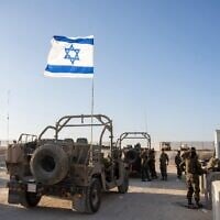 Troops of the Nahal Brigade operate in southern Gaza's Rafah, in a handout photo issued on November 1, 2025. (Israel Defense Forces)