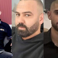 Homicide victims Mu'ad al-Hadra, 19; Abed Sbihat, 32; and Murad Yousef, 22, killed overnight in three separate shootings on November 6, 2025. (Facebook)