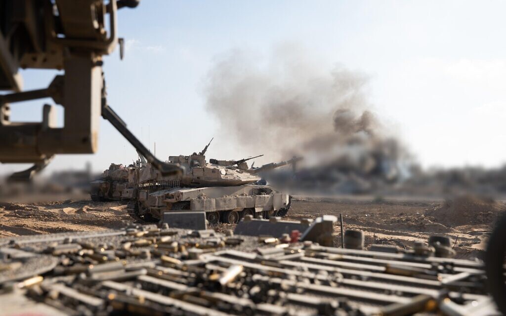 Troops of the Nahal Brigade operate in eastern Rafah in the southern Gaza Strip, in a handout photo issued on November 26, 2025. (Israel Defense Forces)