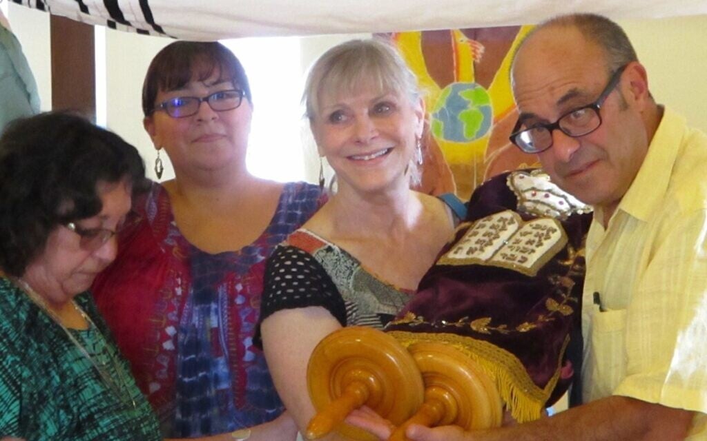 Roswell’s Jewish community agreed to 'indefinitely loan' a synagogue in Albuquerque their Torah scroll in 2018. (Courtesy via JTA)