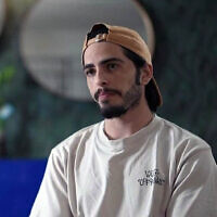 Freed captive Matan Zangauker speaks during an interview on Channel 12 News that aired on November 10, 2025. (Screenshot)