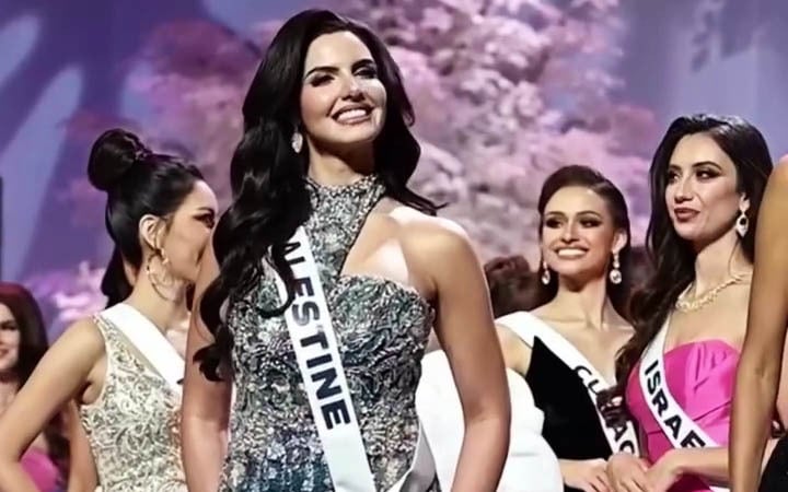 Miss Israel stood next to Miss Palestine on the stage. Cue internet drama