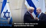 President Donald Trump talks with Israel's Prime Minister Benjamin Netanyahu at the Knesset, Israel's parliament, Monday, Oct. 13, 2025, in Jerusalem. (AP Photo/Evan Vucci, Pool)