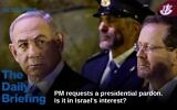 Prime Minister Benjamin Netanyahu, left, and President Isaac Herzog, right, attend a wreath-laying ceremony marking Holocaust Remembrance Day in the Hall of Remembrance at Yad Vashem, the World Holocaust Remembrance Center, in Jerusalem, Israel, May 6, 2024. (Amir Cohen/Pool Photo via AP)