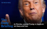 President Donald Trump speaks during a news conference with Israel's Prime Minister Benjamin Netanyahu at Mar-a-Lago, December 29, 2025, in Palm Beach, Florida. (AP Photo/Alex Brandon)