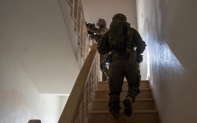 IDF troops seen operating in the West Bank town of Qabatiya, in a handout photo released for publication on December 27, 2025. (IDF) IDF troops seen operating in the West Bank town of Qabatiya, in a handout photo released for publication on December 27, 2025. (IDF)