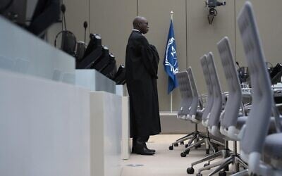 File: Deputy Prosecutor Mame Mandiaye Niang waits prior to the first appearance of former Philippine President Rodrigo Duterte before the International Criminal Court (ICC) on charge of crimes against humanity over his deadly crackdown on narcotics, in The Hague on March 14, 2025 (Peter Dejong / POOL / AFP)