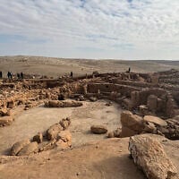 People visit the archaeological site of Karahan Tepe in Sanliurfa, southeastern Turkey, on November 26, 2025. (Fulya OZERKAN / AFP)