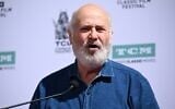 Comedian Rob Reiner speaks at a ceremony honoring fellow actor Billy Crystal, April 12, 2019. at the TCL Chinese Theatre in Hollywood, California. (Robyn Beck/AFP)