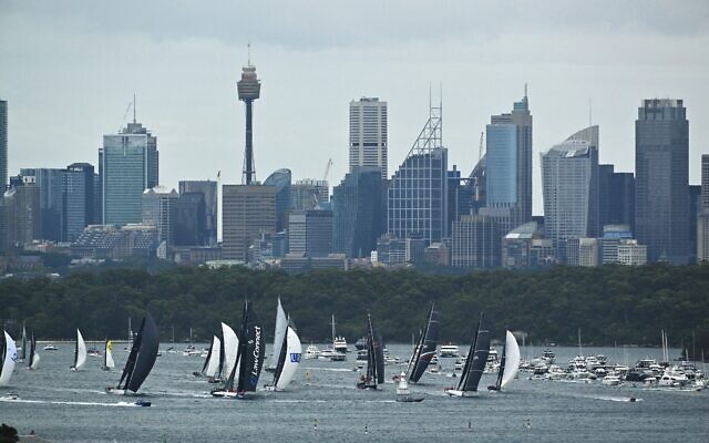 Yachts compete at the start of the annual Sydney to Hobart yacht race at Sydney Harbour on December 26, 2025. (Saeed KHAN / AFP) Yachts compete at the start of the annual Sydney to Hobart yacht race at Sydney Harbour on December 26, 2025. (Saeed KHAN / AFP)