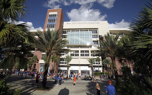Ben Hill Griffin Stadium at the University of Florida in Gainesville, Florida, September 10, 2011. (AP Photo/John Raoux, File) Ben Hill Griffin Stadium at the University of Florida in Gainesville, Florida, September 10, 2011. (AP Photo/John Raoux, File)