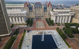 The New York State Capitol building is in Albany, New York, seen June 30, 2023. (AP/Ted Shaffrey)