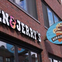 Ben & Jerry's ice cream shop, pictured on February 26, 2025, in Cambridge, Massachusetts. (AP Photo/Charles Krupa)