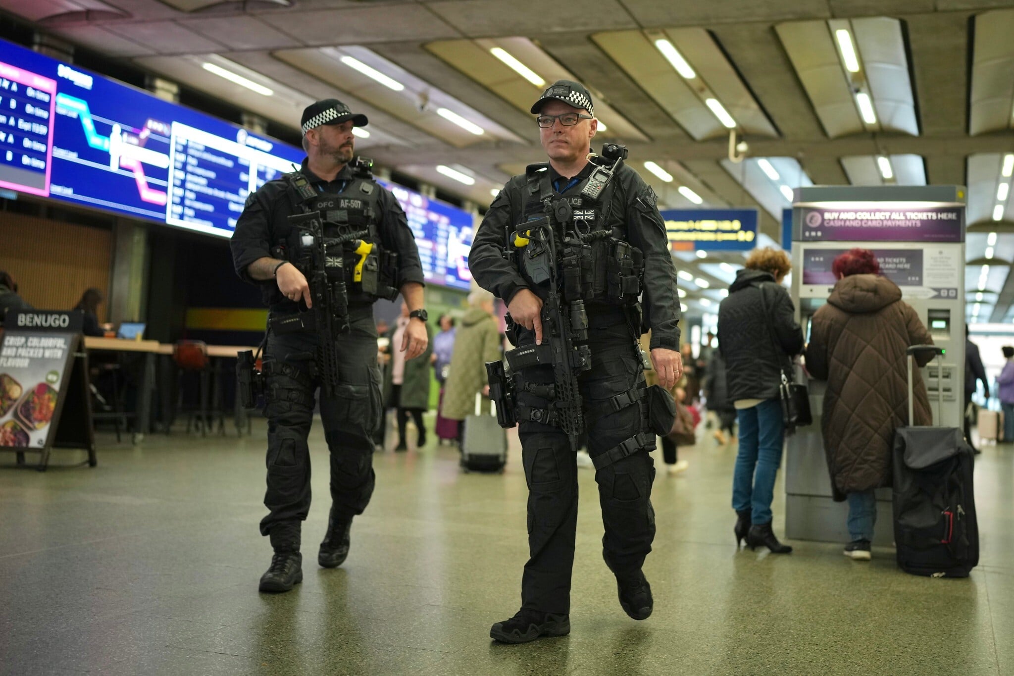 UK police charge two with belonging to Hezbollah, attending terrorism training