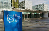 A general view of the exterior of the International Criminal Court is seen in The Hague, Netherlands, March 12, 2025. (Omar Havana/AP)