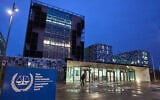 An exterior view of the International Criminal Court, ICC on December 9, 2025. (AP Photo/Peter Dejong)