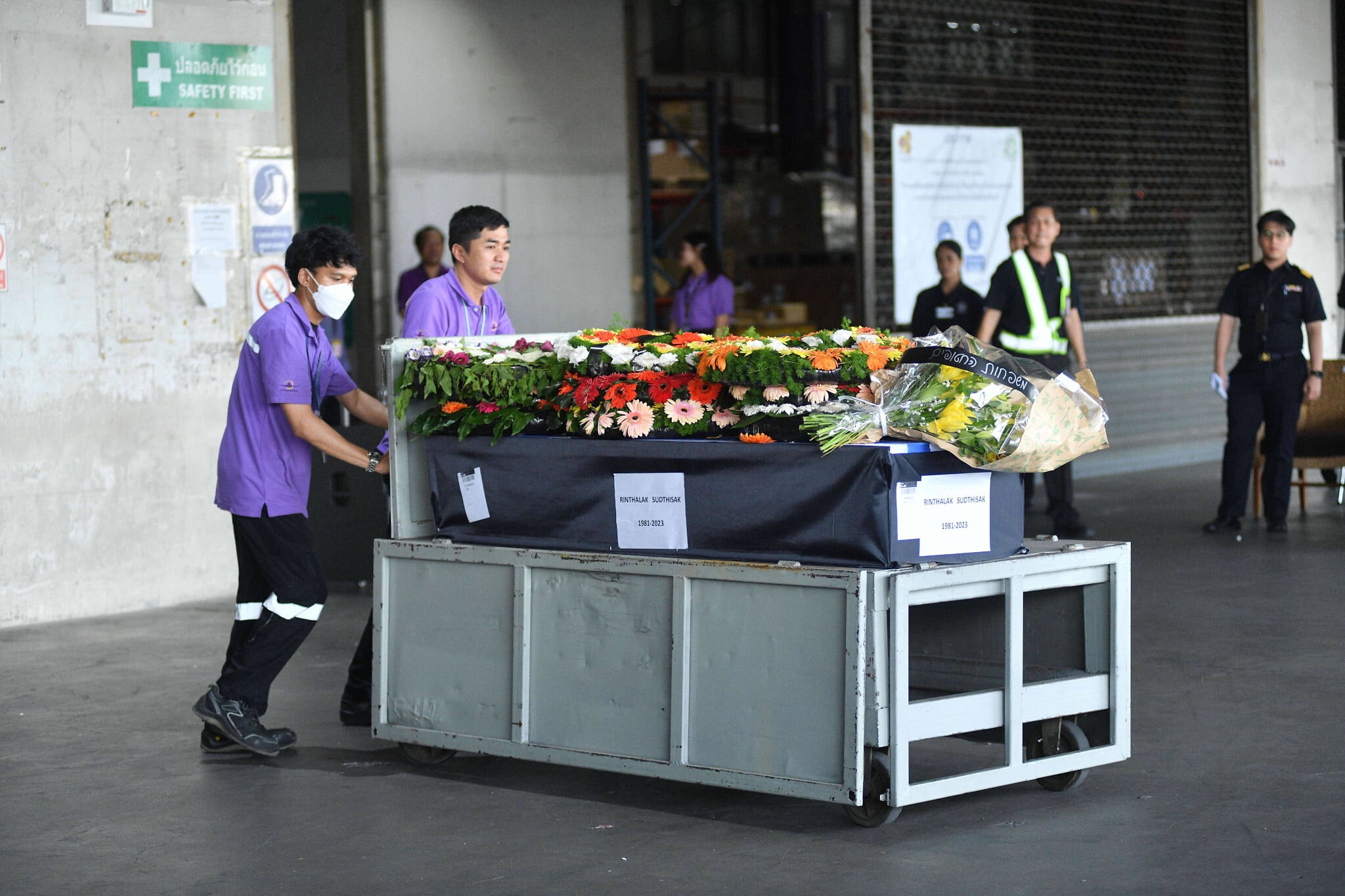 Remains of Sudthisak Rinthalak, last Thai hostage in Gaza, arrive home