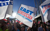 Supporters of presidential candidate Jose Antonio Kast, of the Republican Party, attend a rally ahead of the presidential runoff election in Temuco, Chile, December 11, 2025. (AP/Esteban Felix)