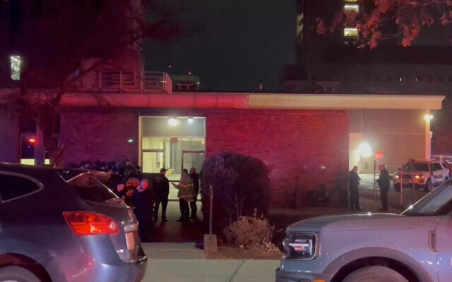 In this image from video, law enforcement officials gather outside the Brown University campus in Providence, Rhode Island, December 13, 2025. (AP Photo/Kimberlee Kruesi) In this image from video, law enforcement officials gather outside the Brown University campus in Providence, Rhode Island, December 13, 2025. (AP Photo/Kimberlee Kruesi)