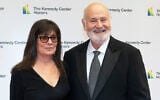 Rob Reiner and Michele Reiner arrive on the red carpet at the State Department for the Kennedy Center Honors gala dinner, December 2, 2023, in Washington, DC. (AP/Kevin Wolf)