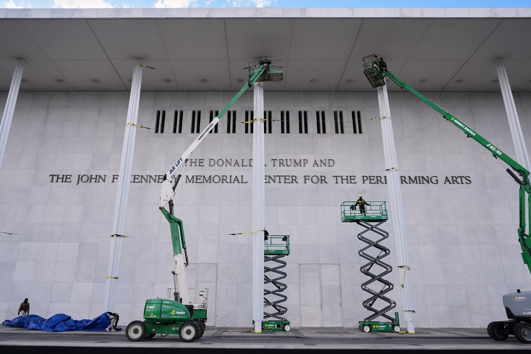 Kennedy Center gets new signage with Trump’s name before JFK’s after board vote