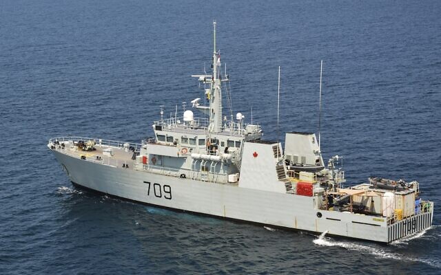 Illustrative: A Canadian Navy ship sails in the Eastern Pacific on March 3, 2017 (United States Coast Guard) Illustrative: A Canadian Navy ship sails in the Eastern Pacific on March 3, 2017 (United States Coast Guard)