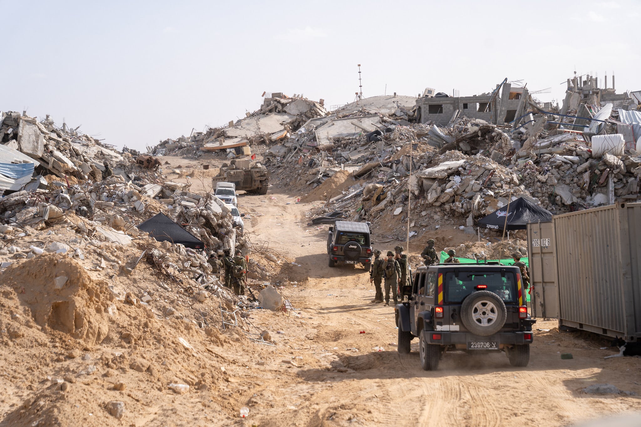 Map shows UAE-planned compound for Palestinians in Israeli-held south Gaza