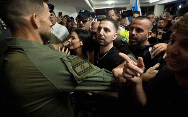 Freed hostage Elkana Bohbot arrives at his home near Jerusalem on October 19, 2025. (Yonatan Sindel/Flash90) Freed hostage Elkana Bohbot arrives at his home near Jerusalem on October 19, 2025. (Yonatan Sindel/Flash90)