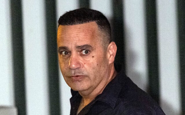 Commander of the Lahav 433 Unit, Meni Benjamin, seen leaving the Police Internal Investigations Department in Jerusalem on November 30, 2025. (Yonatan Sindel/Flash90) Commander of the Lahav 433 Unit, Meni Benjamin, seen leaving the Police Internal Investigations Department in Jerusalem on November 30, 2025. (Yonatan Sindel/Flash90)