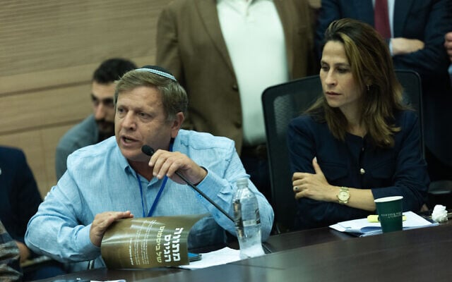 A Foreign Affairs and Defense Committee meeting at the Knesset in Jerusalem, December 1, 2025 (Yonatan Sindel/Flash90) A Foreign Affairs and Defense Committee meeting at the Knesset in Jerusalem, December 1, 2025 (Yonatan Sindel/Flash90)