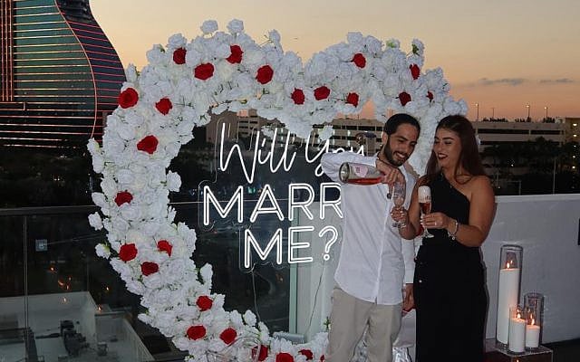 Former hostages Matan Zangauker and Ilana Gritzewsky are engaged, December 28, 2025. (Social media; used in accordance with Clause 27a of the Copyright Law) Former hostages Matan Zangauker and Ilana Gritzewsky are engaged, December 28, 2025. (Social media; used in accordance with Clause 27a of the Copyright Law)