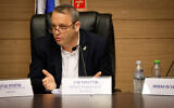 Chairman of the Knesset Aliyah, Absorption, and Diaspora Committee MK Gilad Kariv holds a hearing, December 2, 2025. (Noam Moskowitz, Knesset Spokesperson's Office)