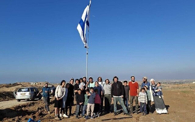 Settlers briefly enter Gaza on December 18, 2025. (Nachala)