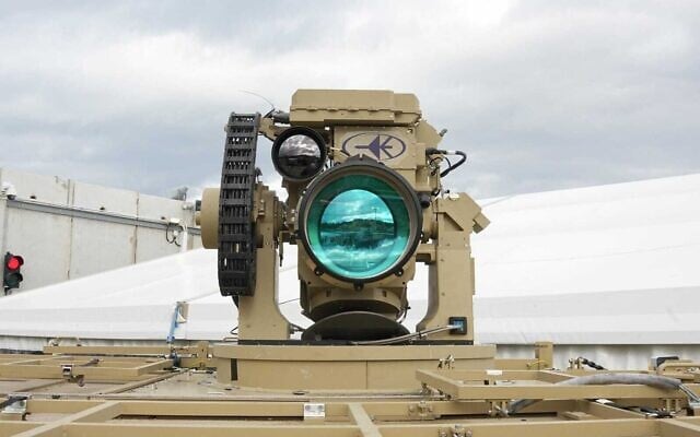 Defense Ministry hands IDF first combat-ready Iron Beam laser interception system