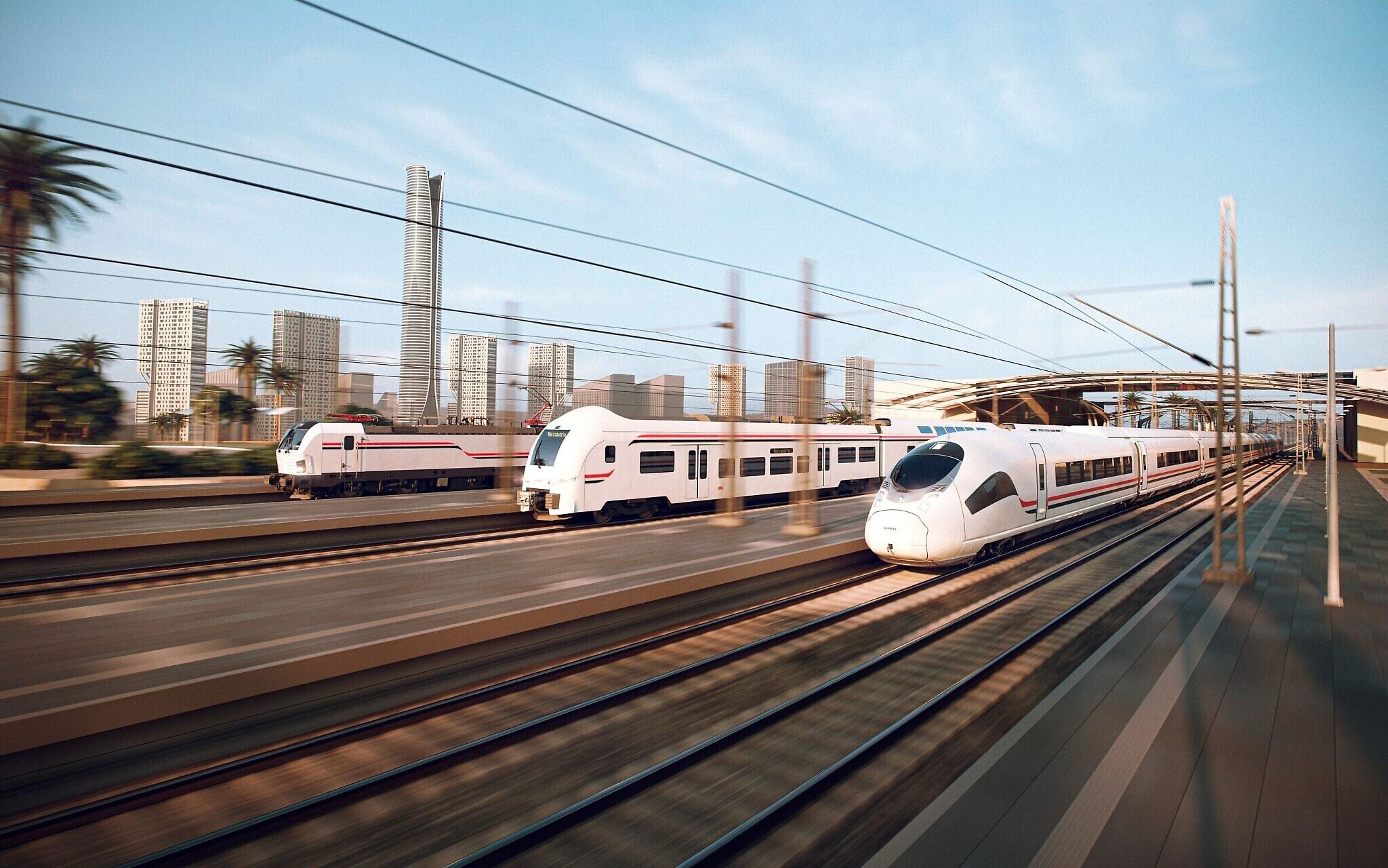 Workers begin laying tracks for Egypt’s high-speed rail megaproject