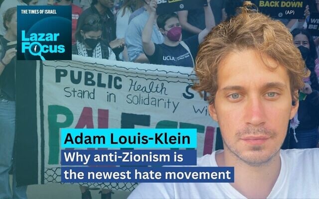 Adam Louis-Klein (courtesy) / Demonstrators gather on the UCLA campus, June 12, 2024, in Los Angeles. (AP Photo/Damian Dovarganes)