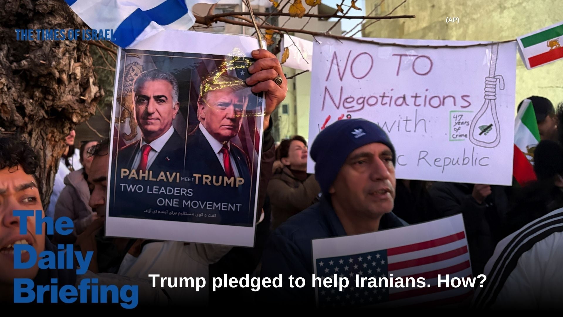Daily Briefing Jan. 14: Day 831 – Trump pledged to help Iranians. How?