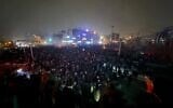 Iranian protesters demonstrate in Tehran, Iran on January 10, 2026 (© Social Media via ZUMA Press Wire via Reuters)