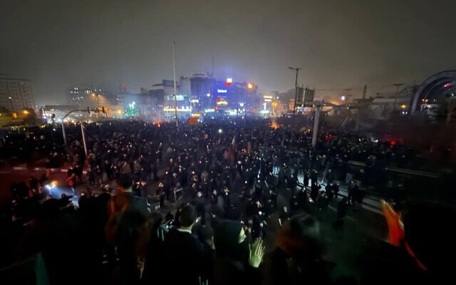 Iranian protesters demonstrate in Tehran, Iran on January 10, 2026 (© Social Media via ZUMA Press Wire via Reuters) Iranian protesters demonstrate in Tehran, Iran on January 10, 2026 (© Social Media via ZUMA Press Wire via Reuters)