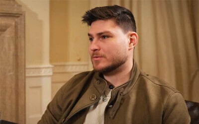 Former Palestinian Islamic Jihad hostage Sasha Troufanov speaks with the BBC, in an interview aired on January 29, 2026. (BBC screenshot) Former Palestinian Islamic Jihad hostage Sasha Troufanov speaks with the BBC, in an interview aired on January 29, 2026. (BBC screenshot)