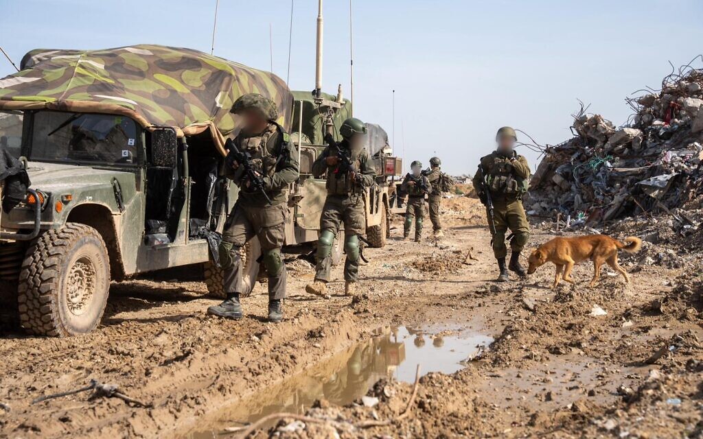 IDF troops operate at a cemetery in Gaza City during a search for the body of Master Sgt. Ran Gvili, in a handout photo issued on January 26, 2026. (Israel Defense Forces) IDF troops operate at a cemetery in Gaza City during a search for the body of Master Sgt. Ran Gvili, in a handout photo issued on January 26, 2026. (Israel Defense Forces)