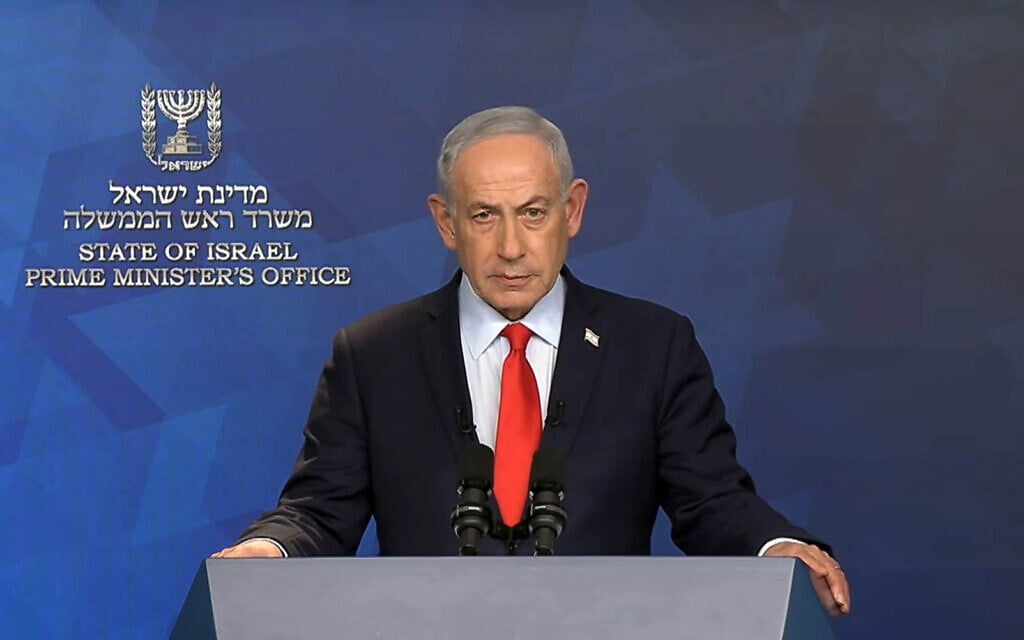 Prime Minister Benjamin Netanyahu holds a press conference in Jerusalem on January 27, 2026. (Screenshot/GPO)