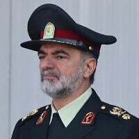 Iranian police chief General Ahmad-Reza Radan attends a military parade marking the Iran's annual army day in the capital Tehran, on April 18, 2023. (ATTA KENARE / AFP)