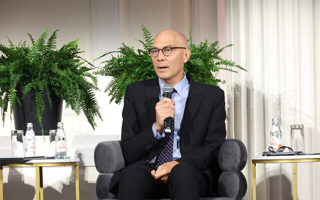 Volker Turk, United Nations High Commissioner for Human Rights, speaks onstage during Global Citizen NOW: Impact Sessions in New York City, September 24, 2025. (ROB KIM / GETTY IMAGES NORTH AMERICA / Getty Images via AFP)